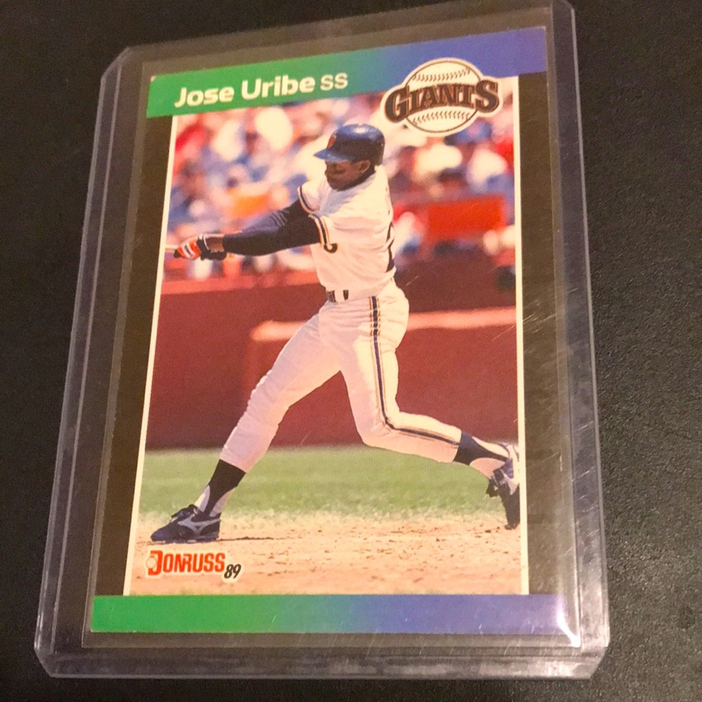 1989 Donruss Jose Alta Uribe #131 Error D.O.B error
